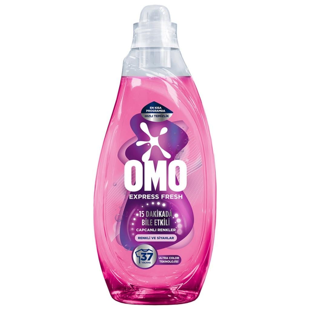 Omo Sıvı Deterjan 1480ml Express Fresh 37 Yıkama Ultra Color