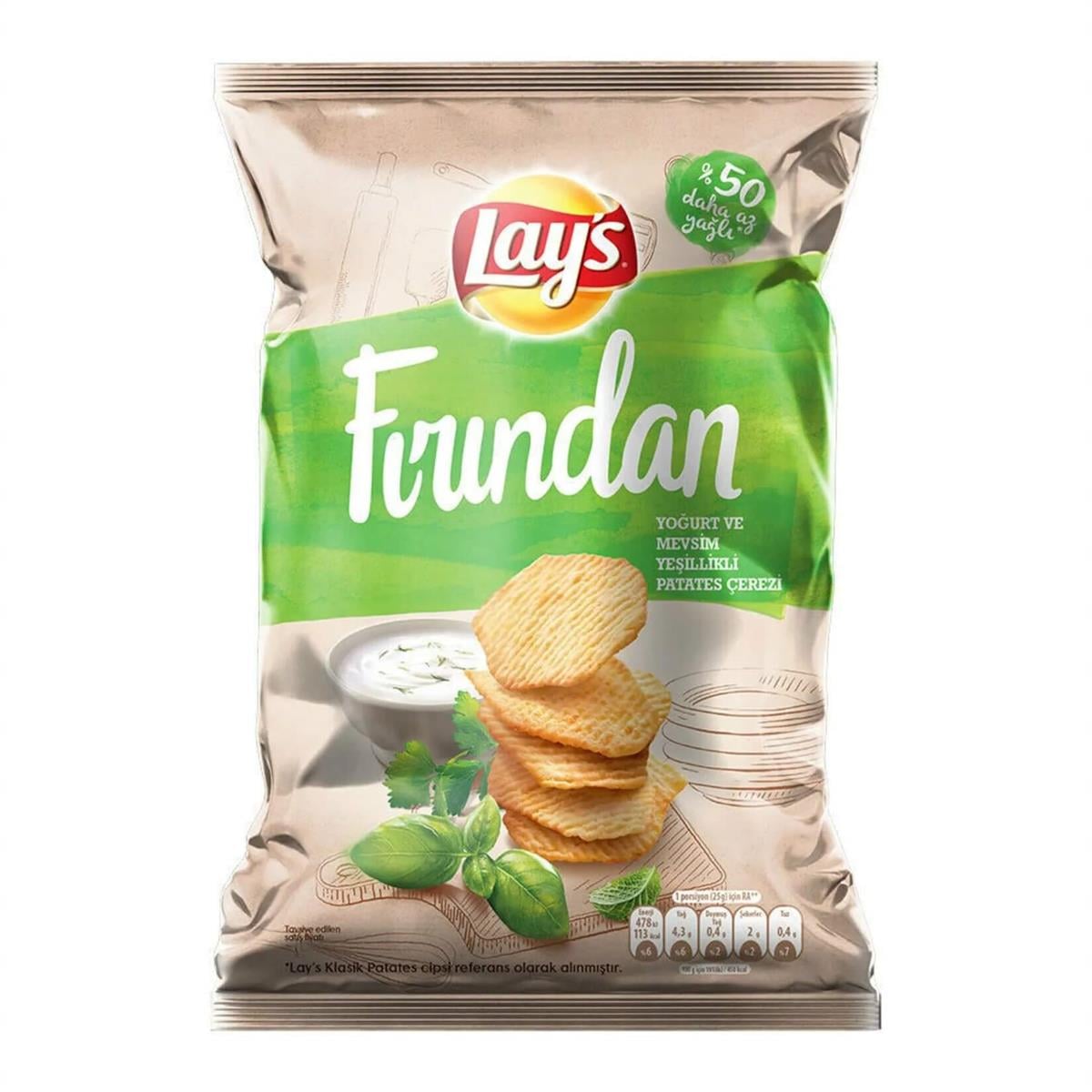 Lays Fırından Yoğurt Mevsim Yeşillikleri Parti Boy