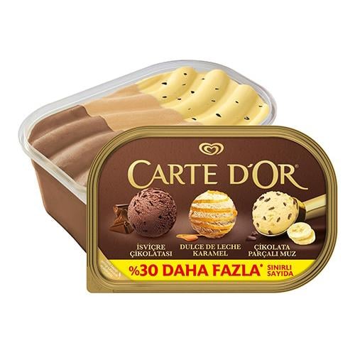 Algida Carte Dor Classic Dondurma 850ml Antep Fıstık Bitter Çikolata Kaymak