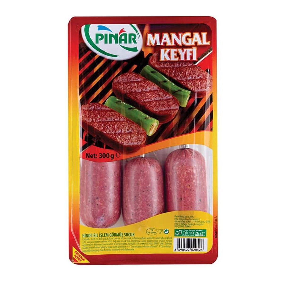 Pınar Mangal Keyfi 300g Acısız Mangal Sucuk