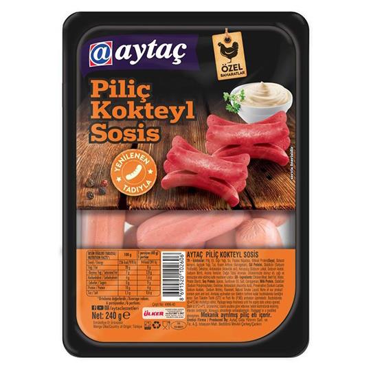 Aytaç Piliç Kokteyl Sosis 240g