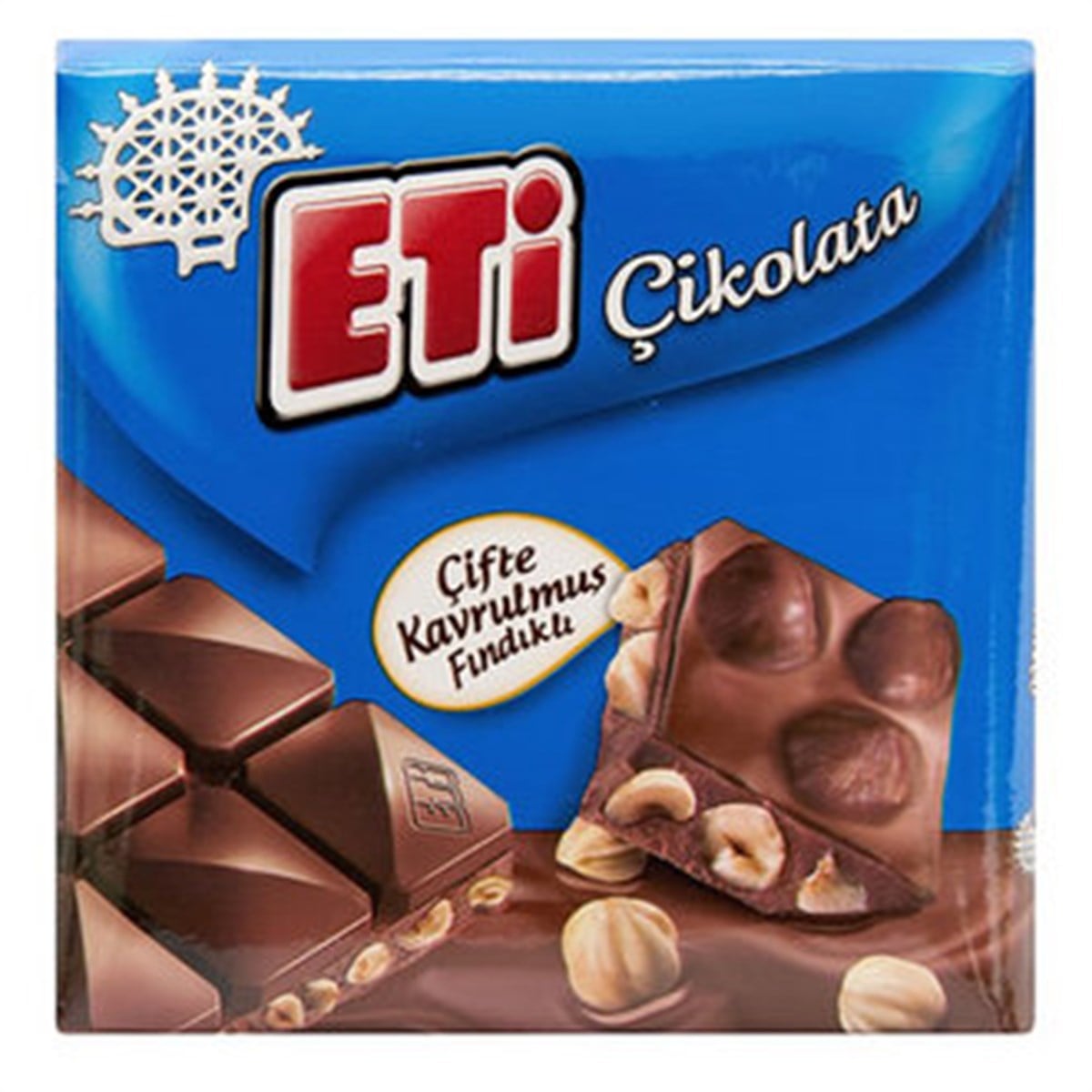 ETI ÇIKOLATALI FINDIKLI KARE ÇIKOLATA 70 G 1*12