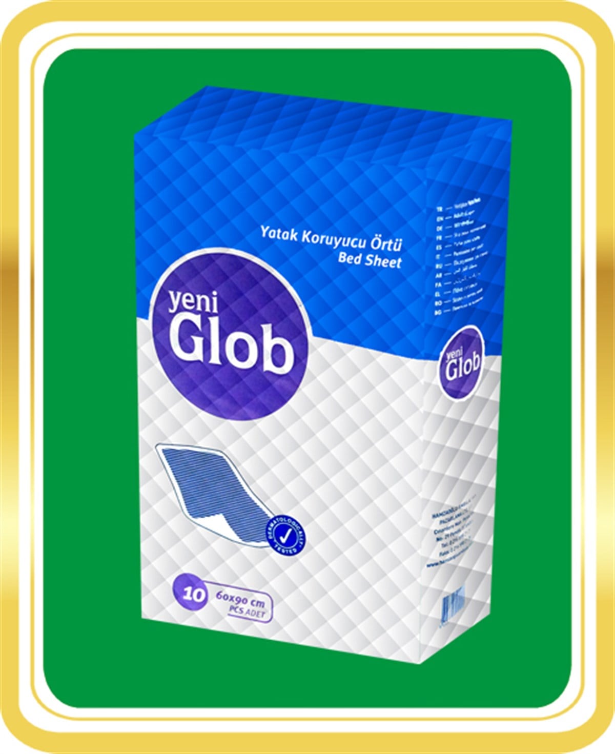 GLOB YATAK KORUYUCU 10 LU 60*90