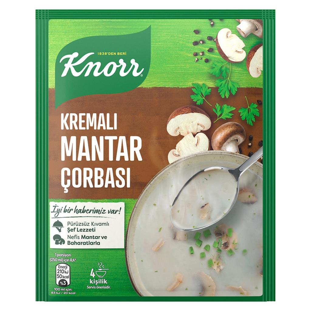 Knorr Çorba 63g Kremalı Mantar Çorbası 