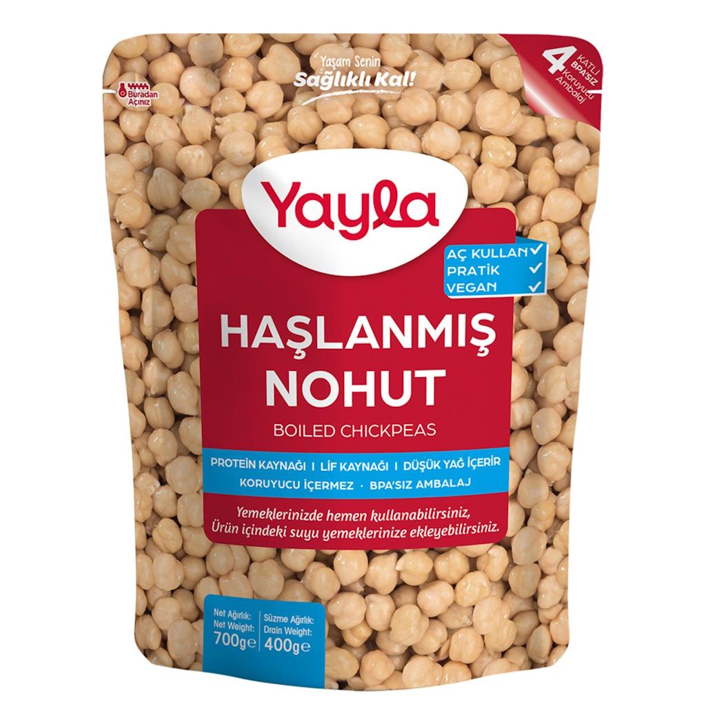 Yayla Hazır Yemek 700g Haşlanmış Nohut