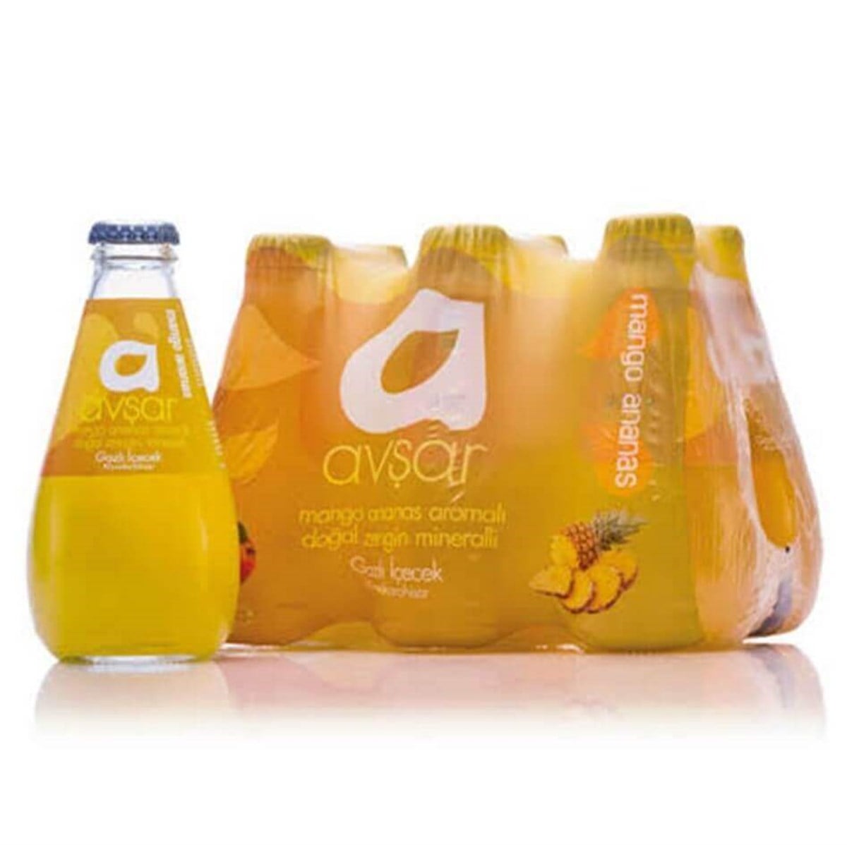 Avşar Meyveli Soda 6 x 200ml Mango