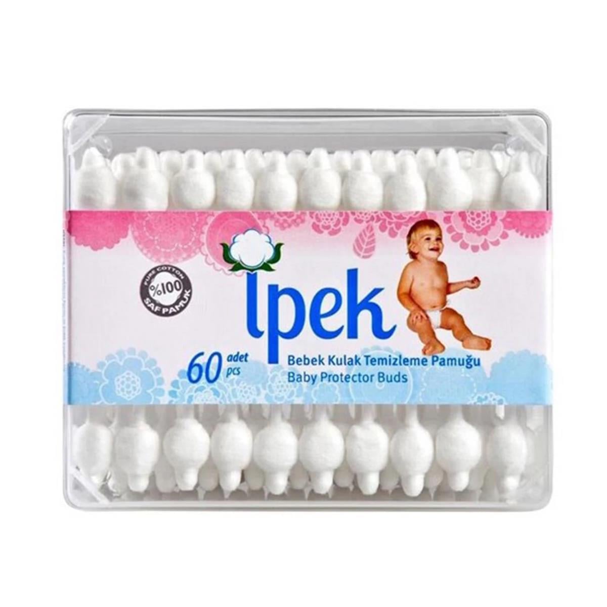 İpek Bebek Kulak Temizleme Pamuğu 60 Adet