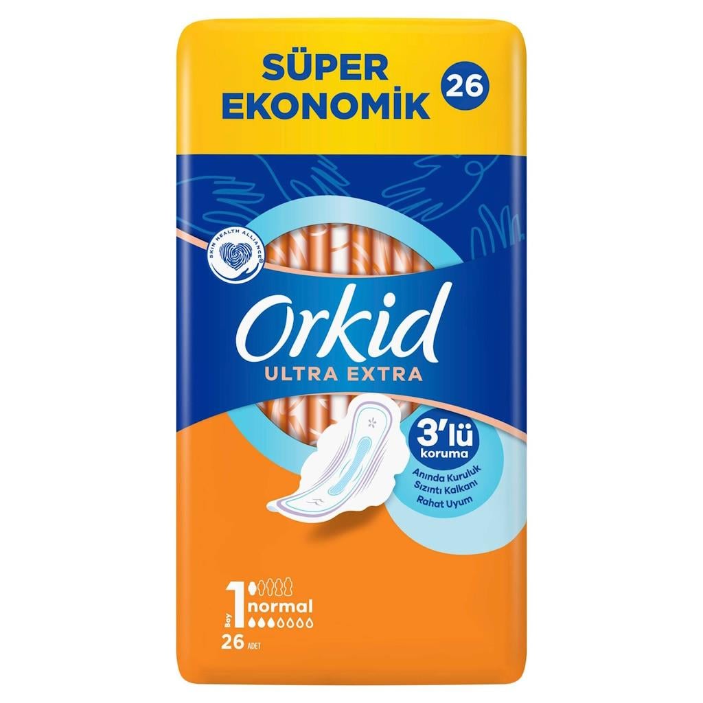 Orkid Ultra Extra Hijyenik Ped 26 Adet Normal 