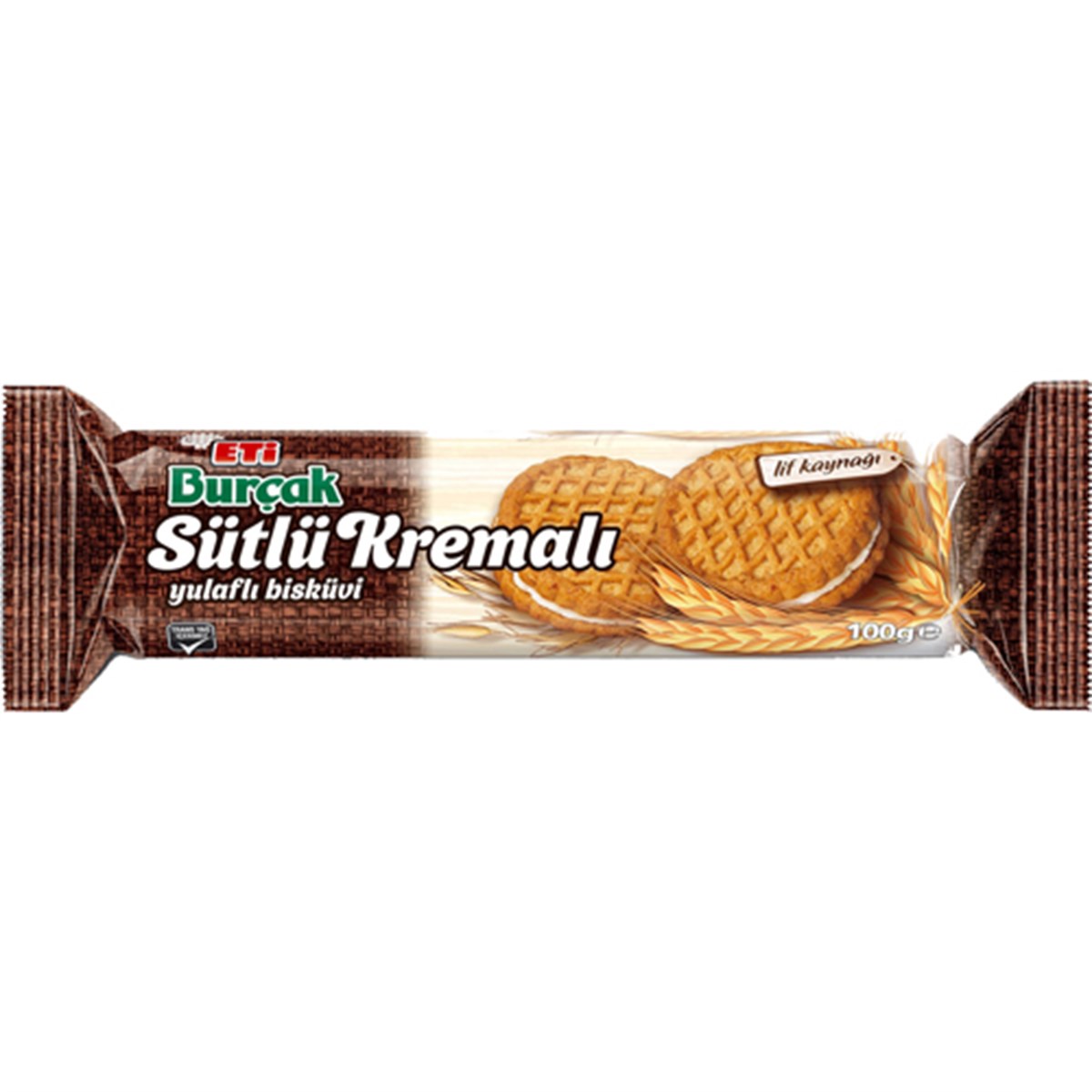 ETI BURÇAK SÜTLÜ KREMALI 100GR  KL 1*12