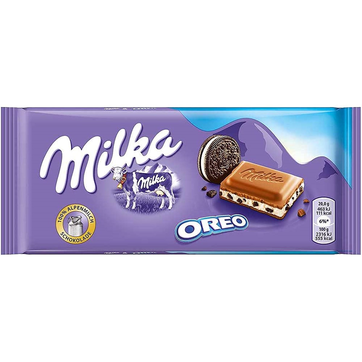 MILKA TABLET 100 GR OREO BAR 20 ADET