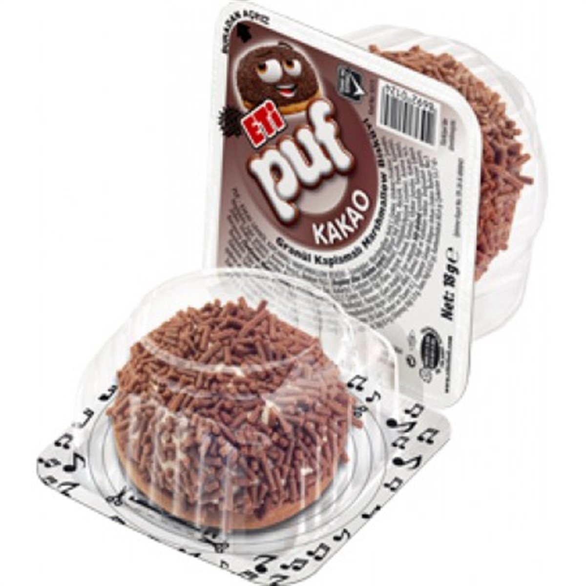 ETI PUF KAKAOLU 18GR KL 1*48