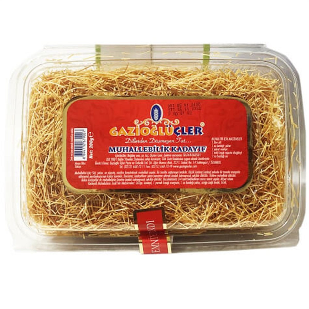GAZIOGLU MUHALLEBILIK KADAYIF 200 GR