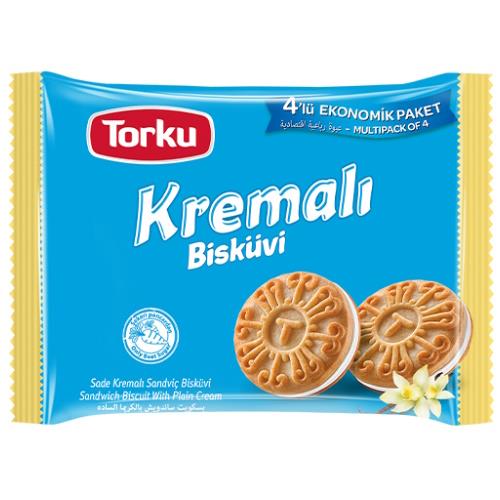 TORKU BISKÜVI KREMALI 4 LÜ SADE FAVORIMO 4*76 GR 