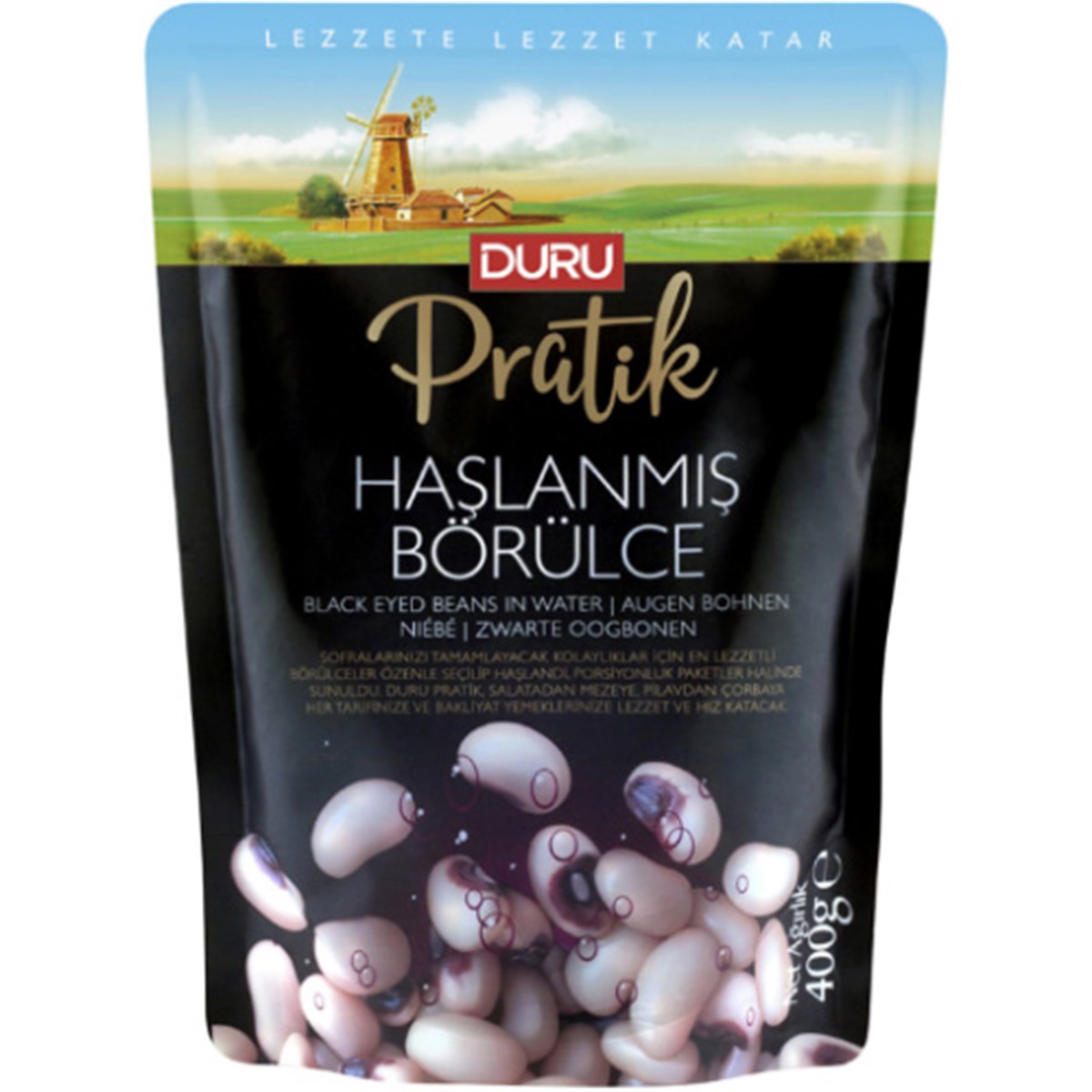 DURU PRATIK HASLANMIS BÖRÜLCE 400 GR*8