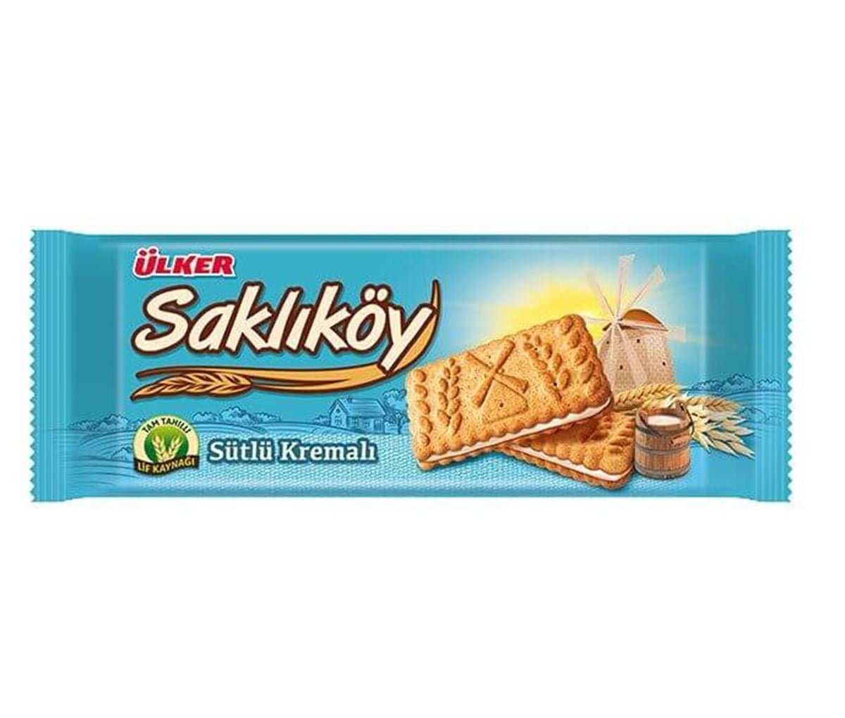 ÜLKER SAKLIKÖY SÜTLÜ 100GR KREMALI KL:1*24