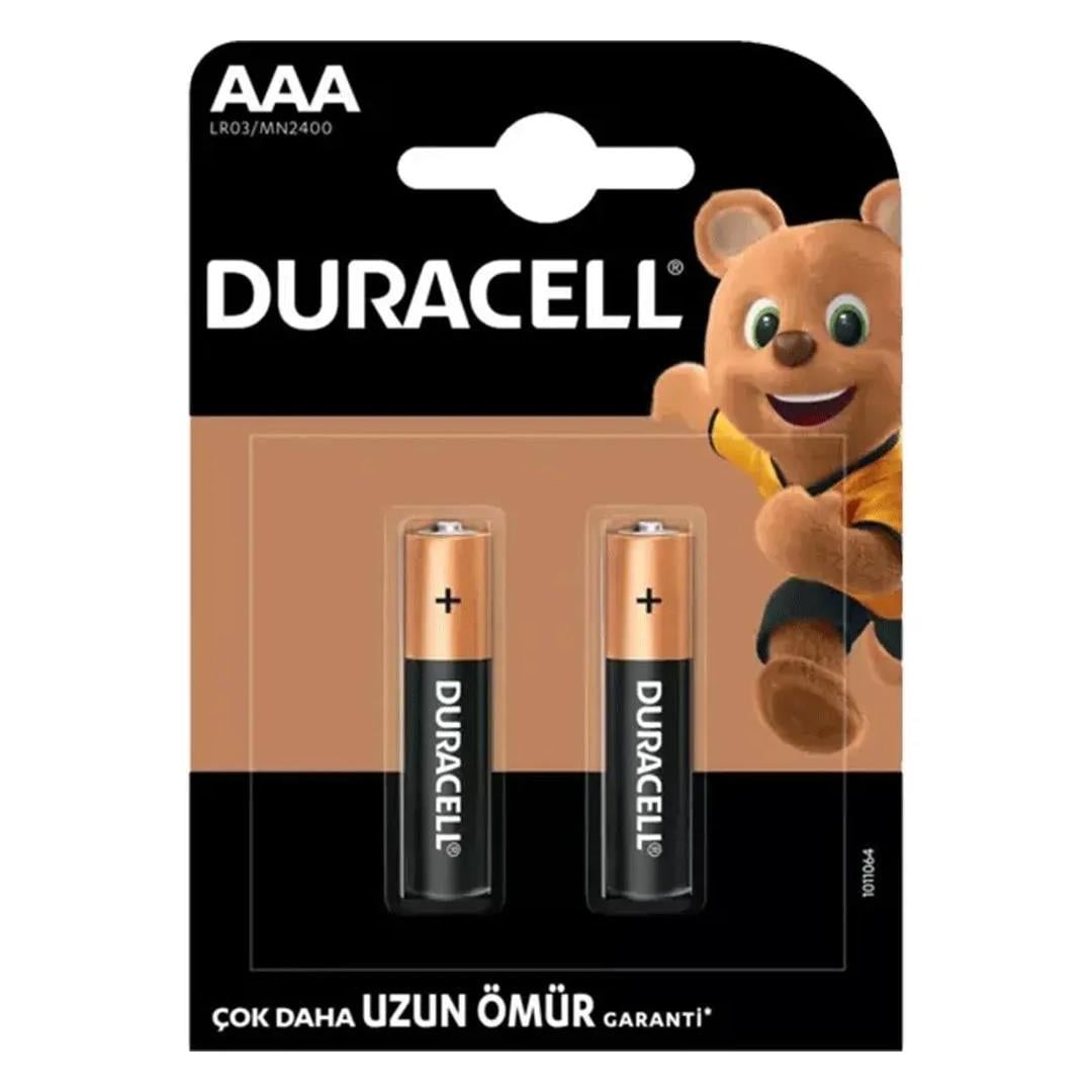 DURACELL INCE KALEM PIL 2 LI AAA 1*10