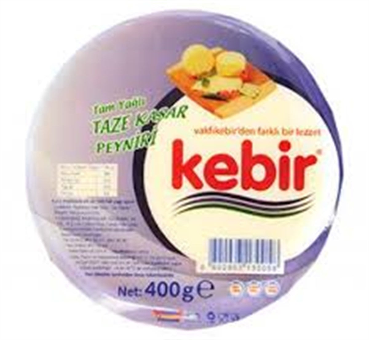 KEBIR 400 GR YUVARLAK  KASAR PEYNIRI