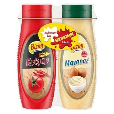 Bizim Ketçap 600g + Mayonez 540g İkili Fırsat 