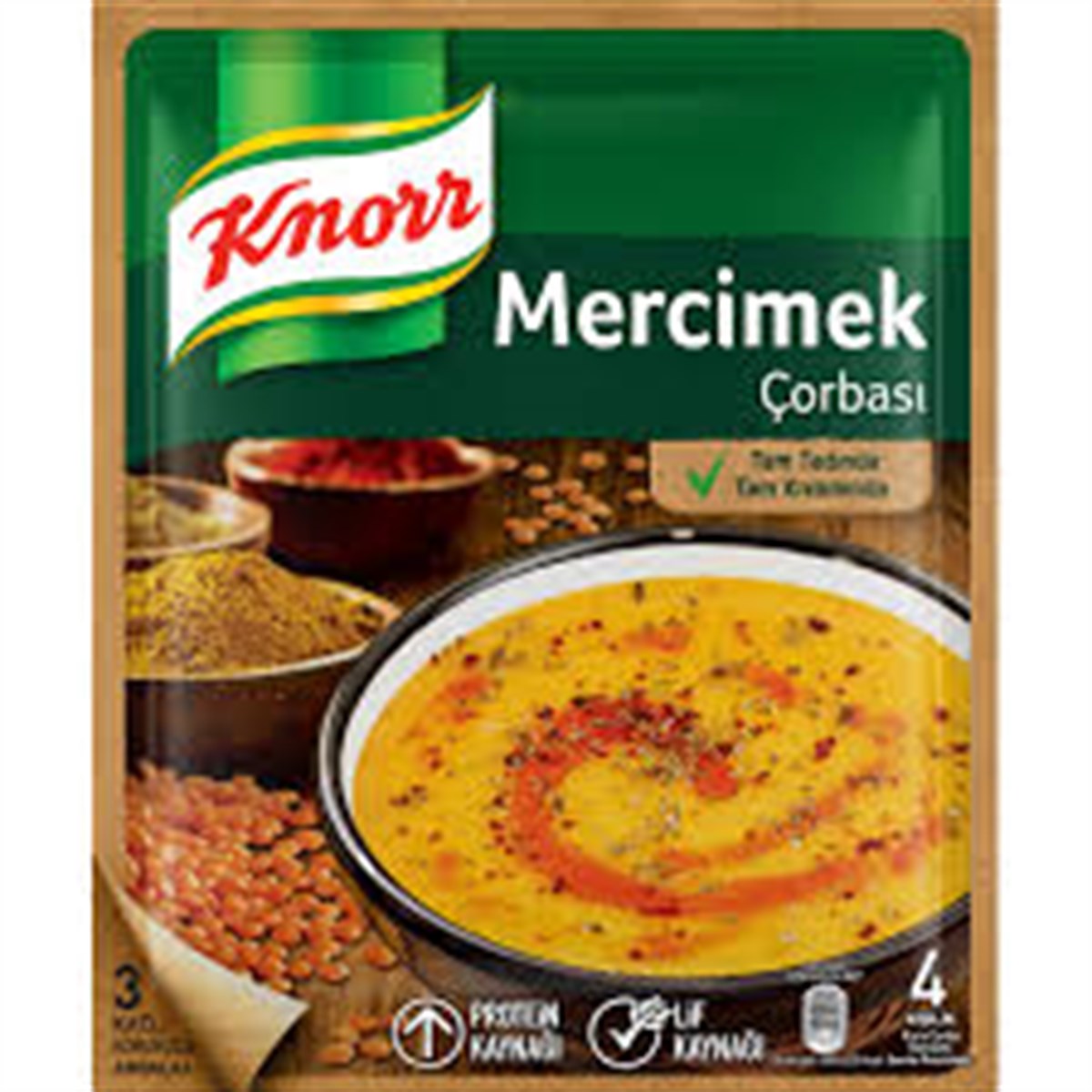 KNORR CLAS. ÇORBA  MERCIMEK 76 GR.
