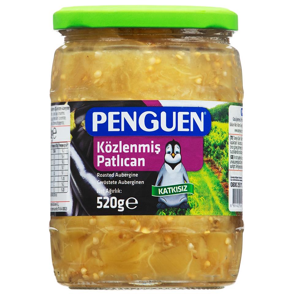 Penguen Közlenmiş Patlıcan 520 Gr