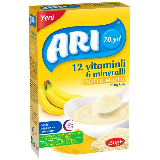ARI 12 Vitamin 6 Mineral 250 GR SÜTLÜ MUZLU