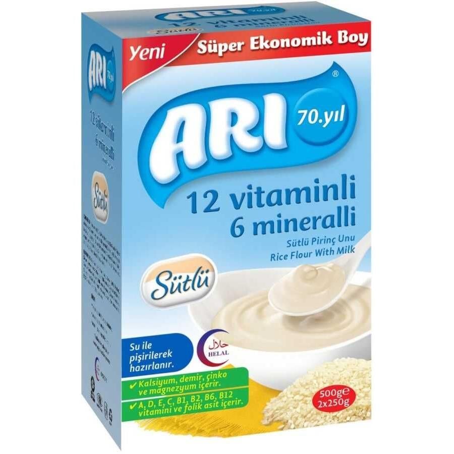 ARI 12 Vitamin 6 Mineral 500gr Sütlü Pirinçli