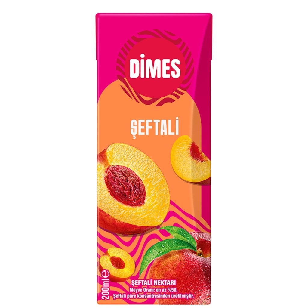 Dimes Meyve Suyu 200ml Şeftali