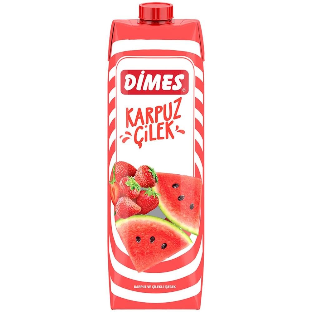 Dimes Karpuz Çilek Meyve Suyu 1 Lt