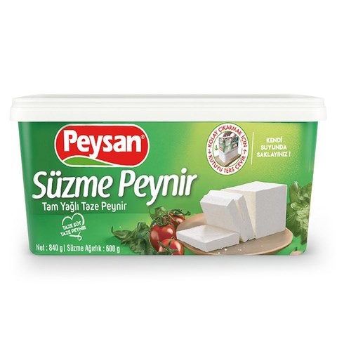 PEYSAN 600 GR TAM YAGLI SUZME PEYNIR 1*8
