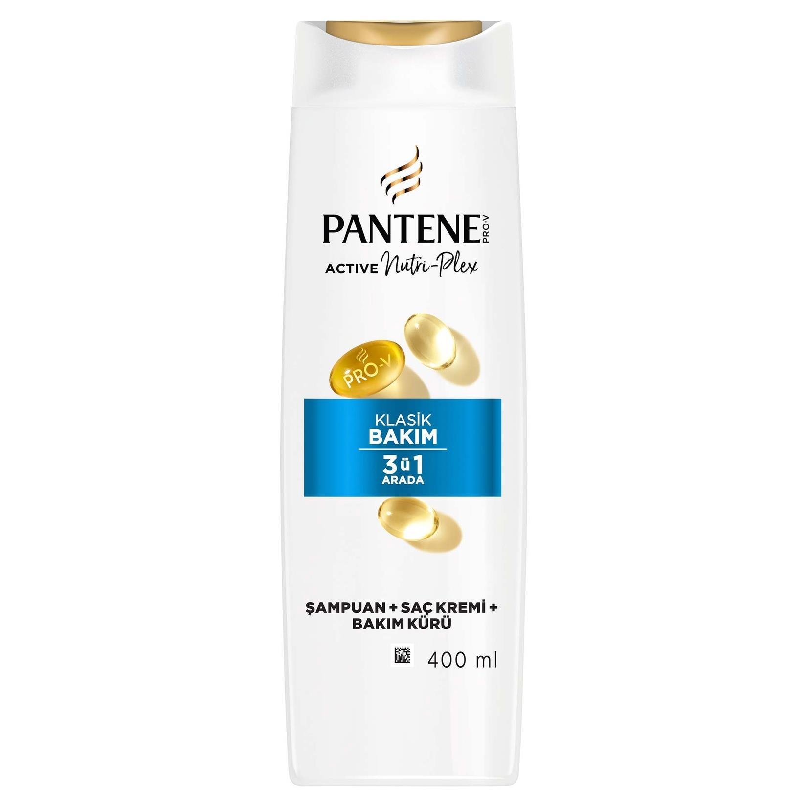 Pantene Şampuan 400ml Klasik Bakım 3'ü 1 Arada
