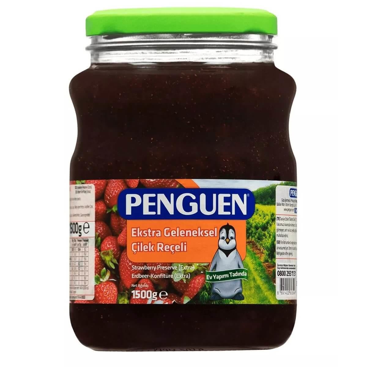 Penguen Çilek Reçeli 1800g