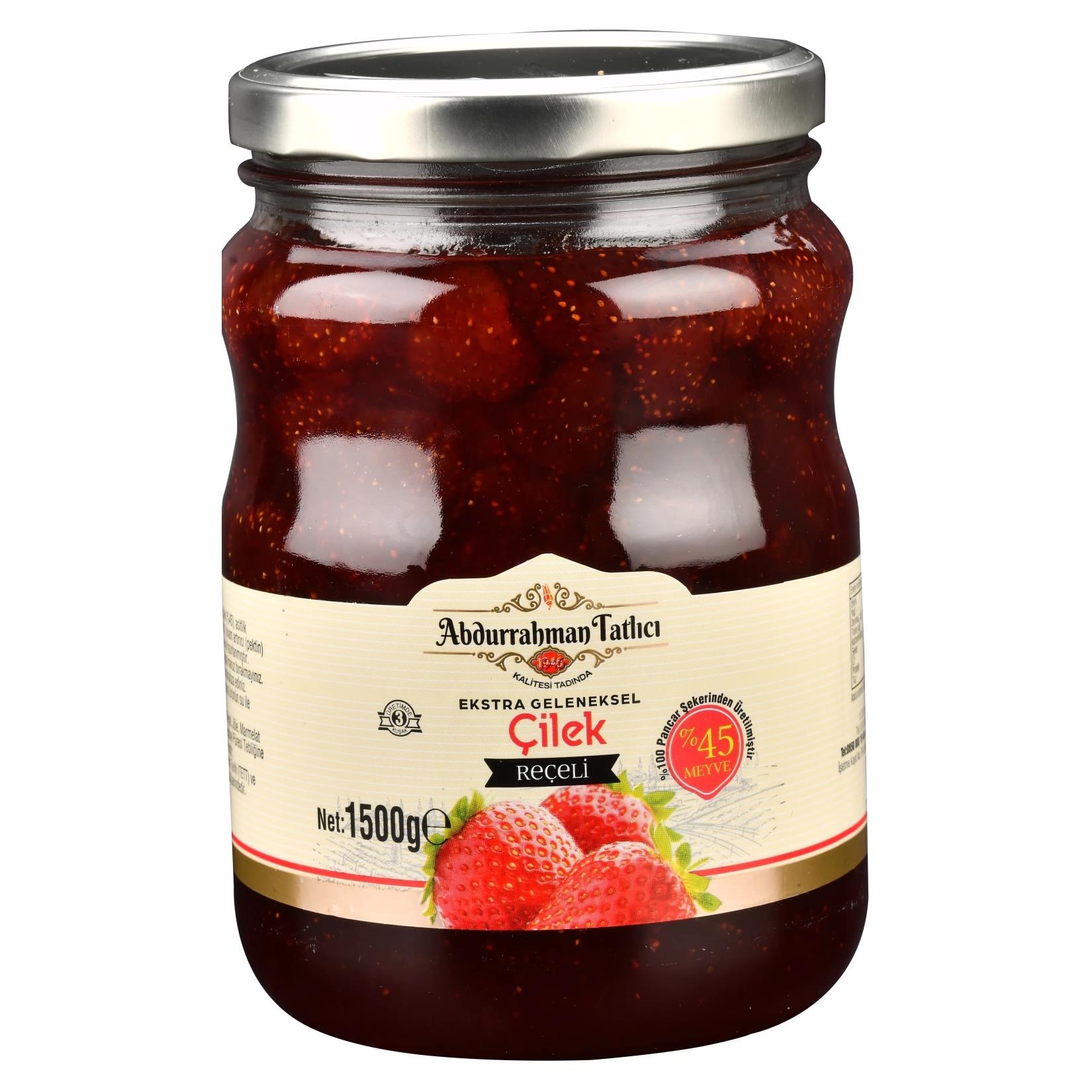 Abdurrahman Tatlıcı Çilek Reçeli 1500g Geleneksel