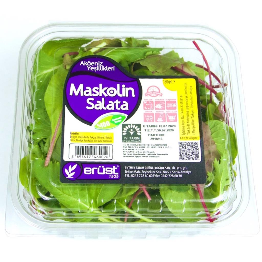 Erüst Maskolin Salata 150g Taze Yeşillikler