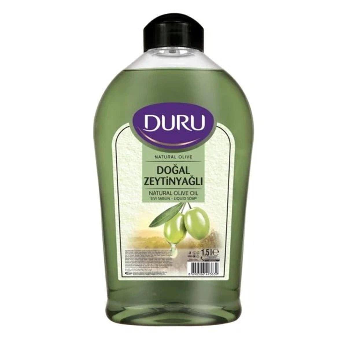 Duru Sıvı Sabun  Organik İçerikli Zeytinyağlı 1.5 L