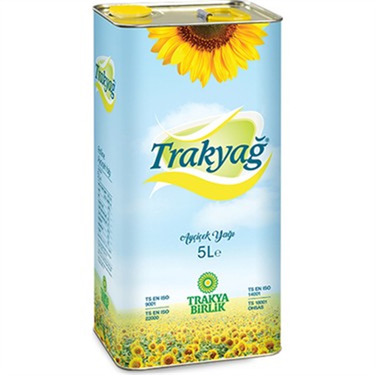 Trakyağ Ayçiçek Yağı 5L Teneke