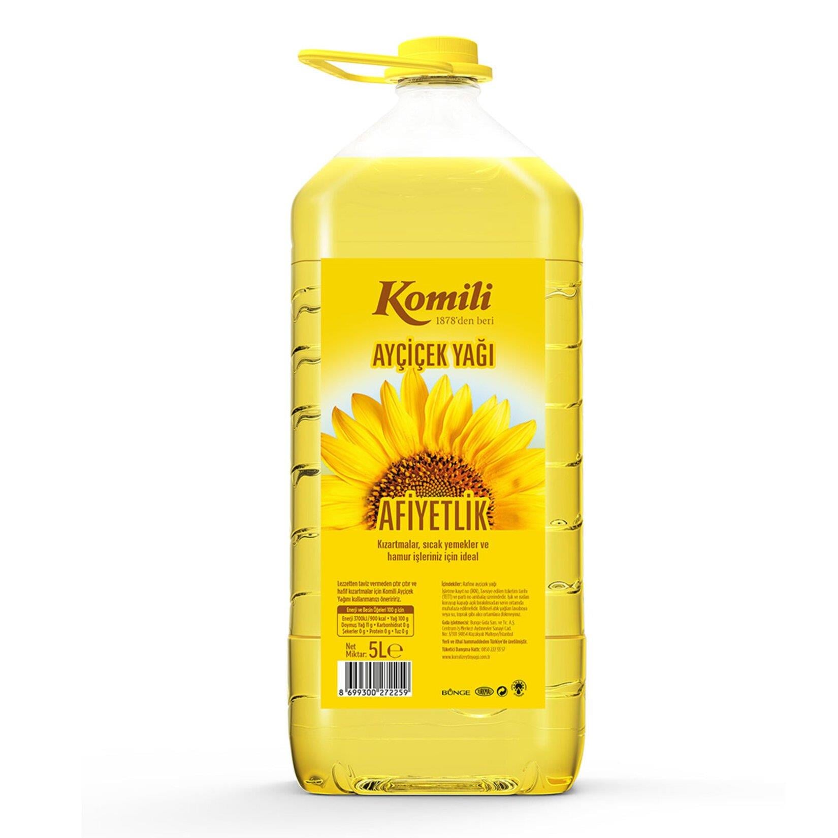 KOMİLİ AYÇİÇEK YAĞI 5 LT PET