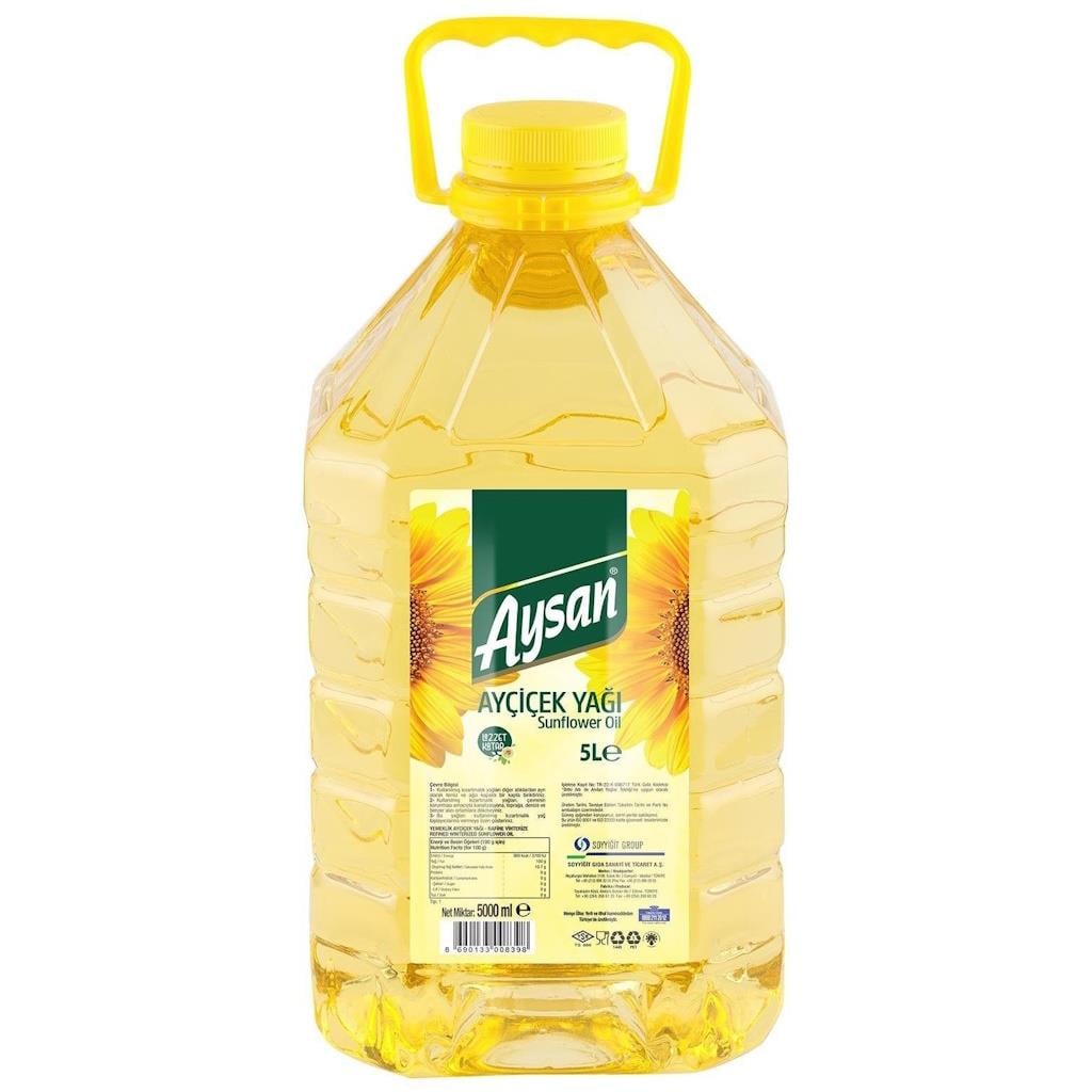 Aysan Ayçiçek Yağı 5L Pet