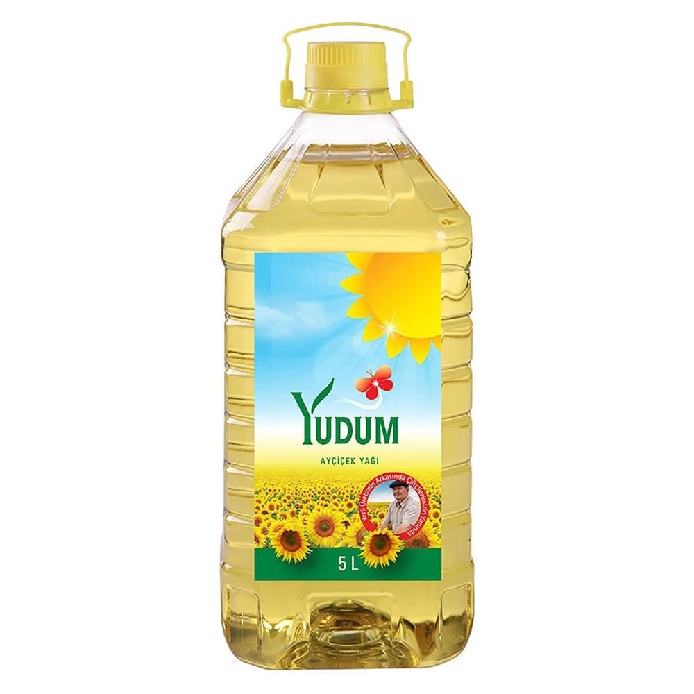 YUDUM AYÇIÇEK YAGI 5 LT PET DAR AGIZ