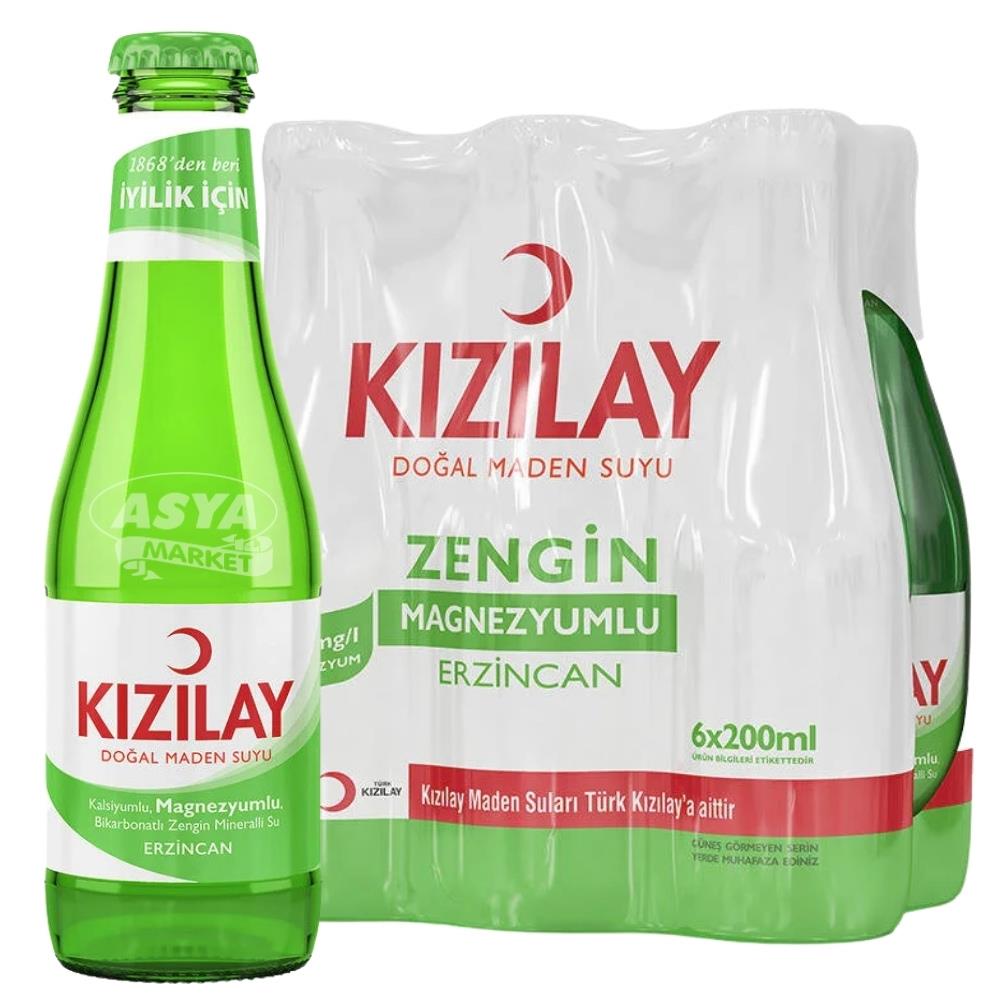 Kızılay Maden Suyu 6 Adet x 200ml Soda
