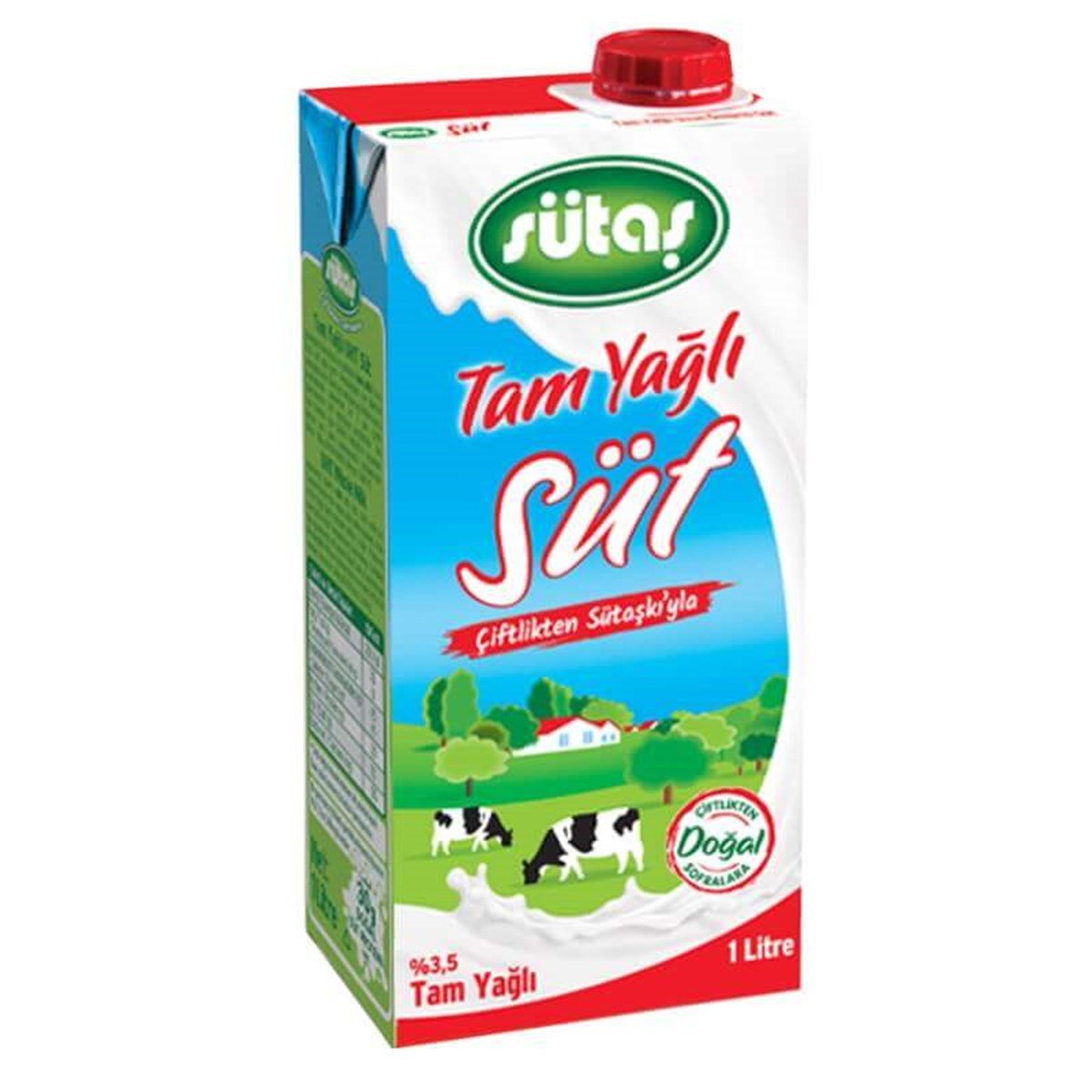 Sütaş 1L Tam Yağlı Süt