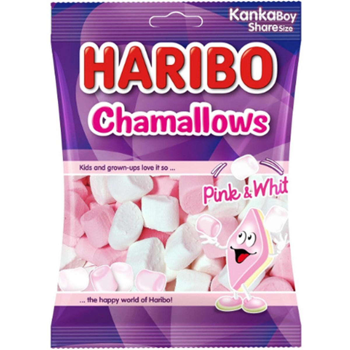 HARIBO 70  GR CHAMALLOWS PEMBE BEYAZ SILIND 1*24
