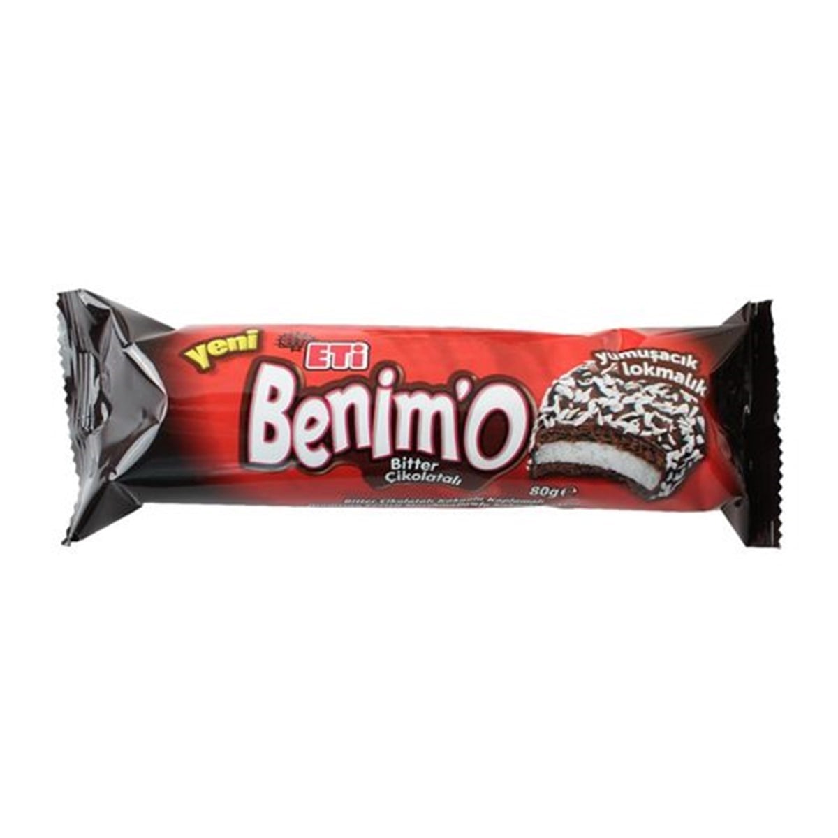ETI BENIMO BITTER ÇIKOLATALI 80 GR*18