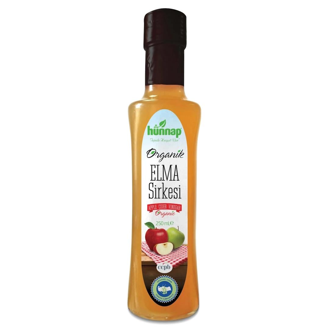 HÜNNAP ORGANIK ELMA SIRKESI 250 ML*12
