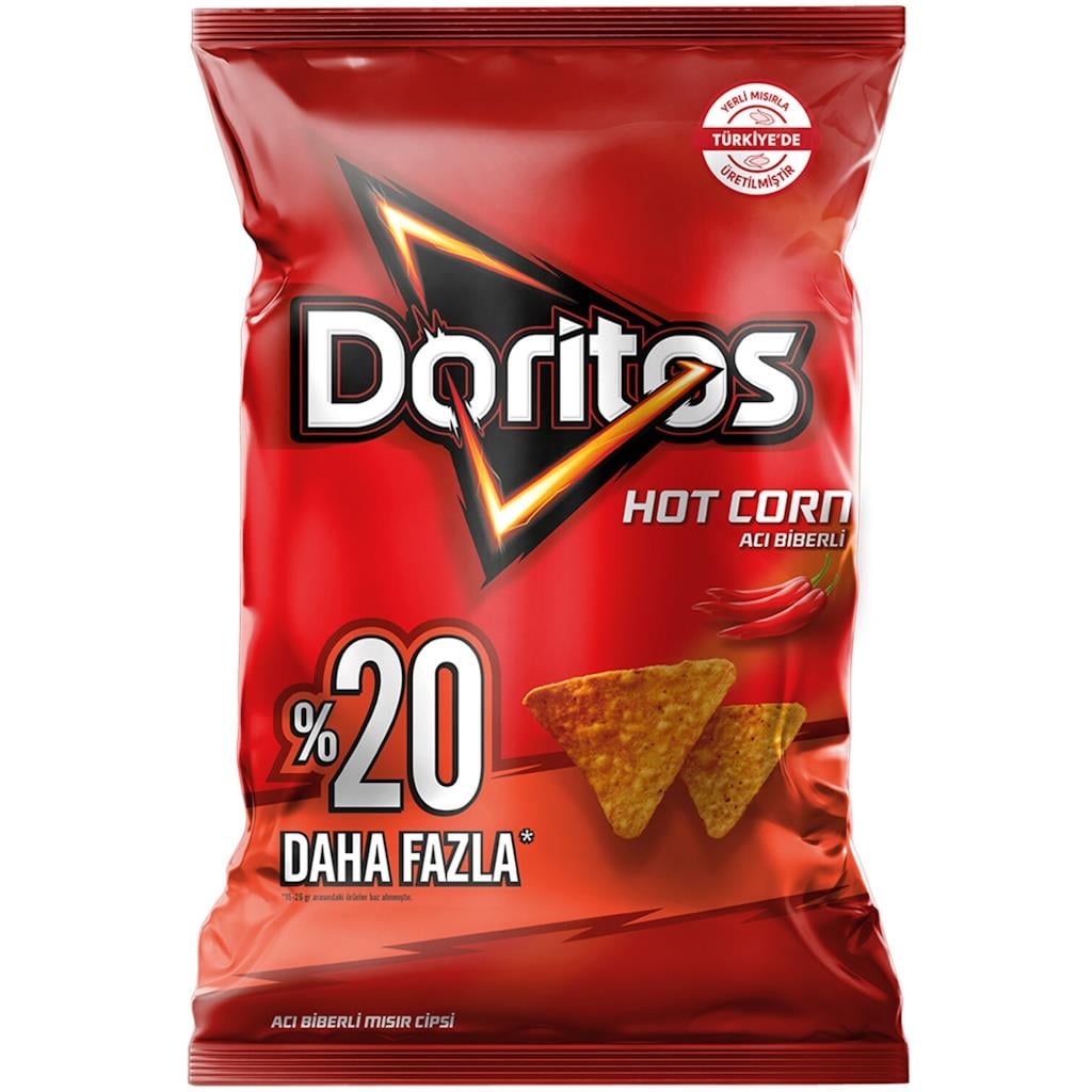 DORITOS HOT CORN %20 DAHA FAZLA 175 GR