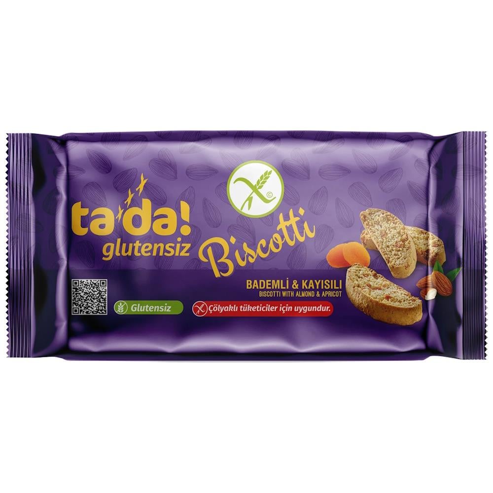 TADA GLUTENSIZ KAYISILI BADEMLI KURABIYE 75GR*10