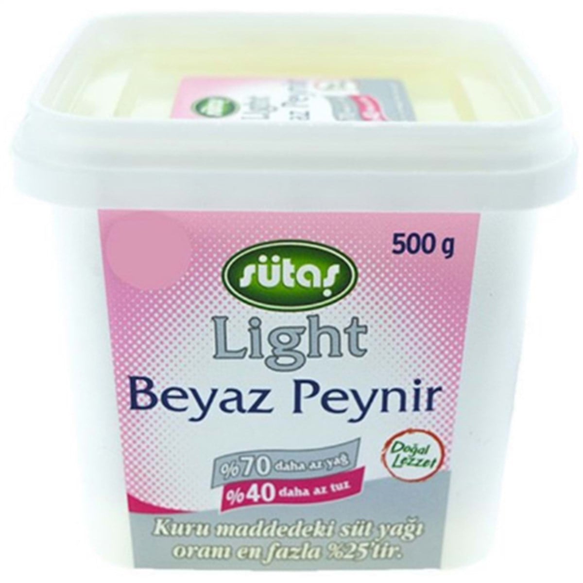 SÜTAS BEYAZ PEYNIR 500 GR LIGHT