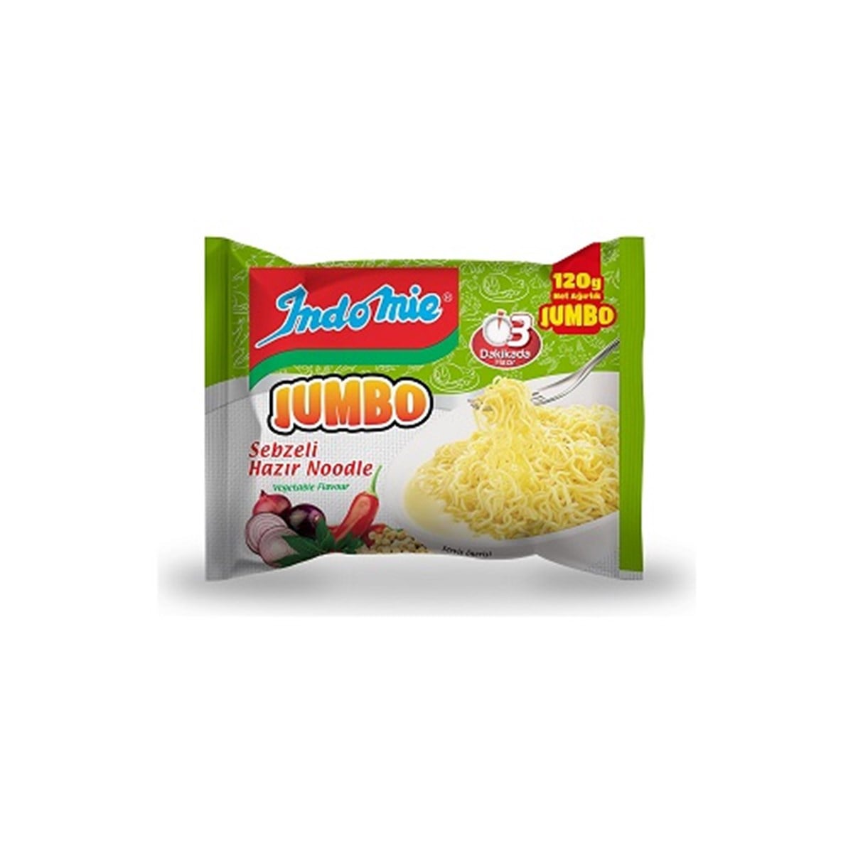 INDO MIE 120 GR PAKET SEBZELI  NOODLE  