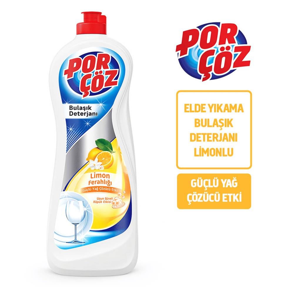 PORÇÖZ BULAŞIK DETERJANI LİMONLU 675 ML.