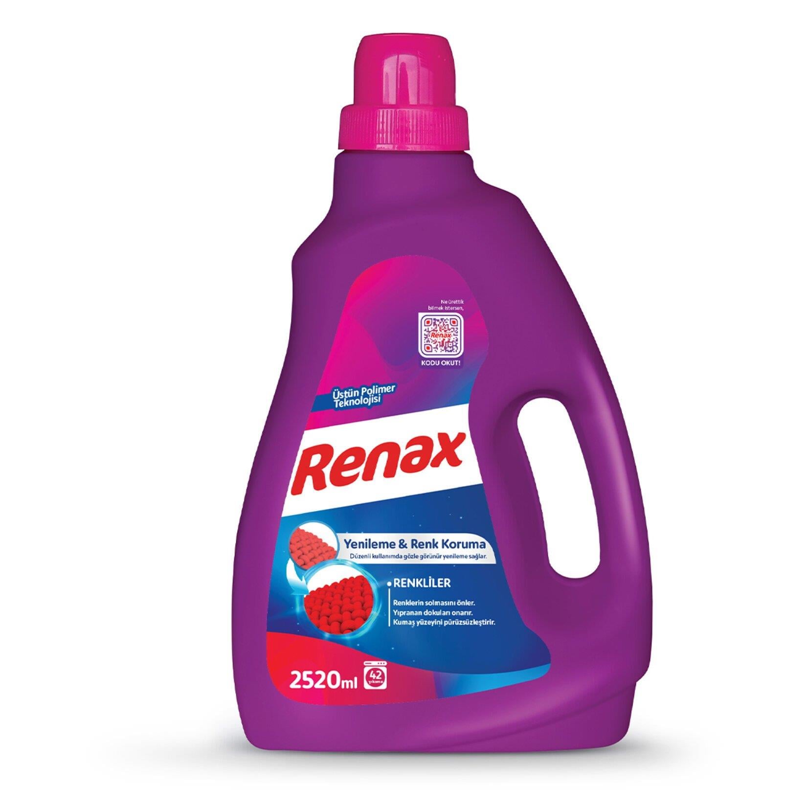RENAX SIVI MATİK DETERJAN RENKLİLER İÇİN 2520 MML