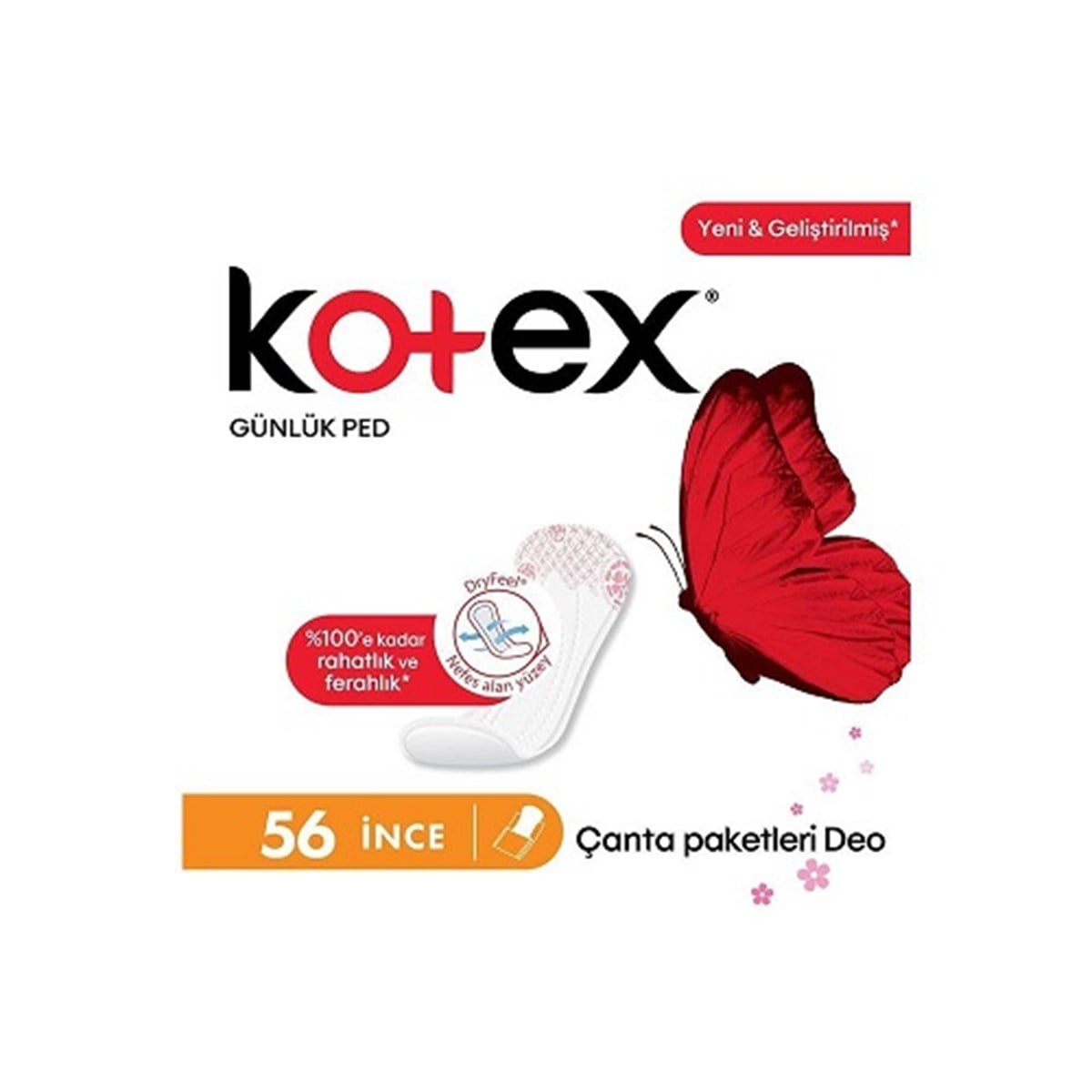 KOTEX LIGHTDAYS PARFÜMLÜ 40LI(40*15) 98GR KL 1*15